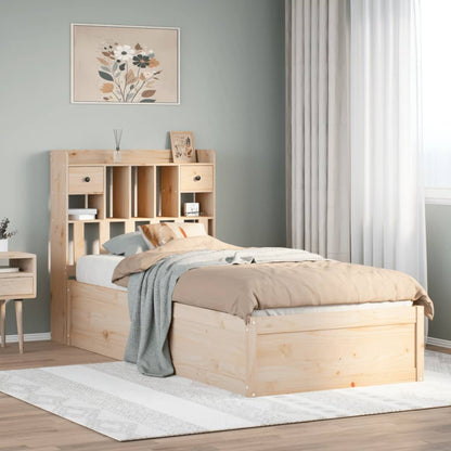vidaXL Bed Frame without Mattress Solid Wood Pine