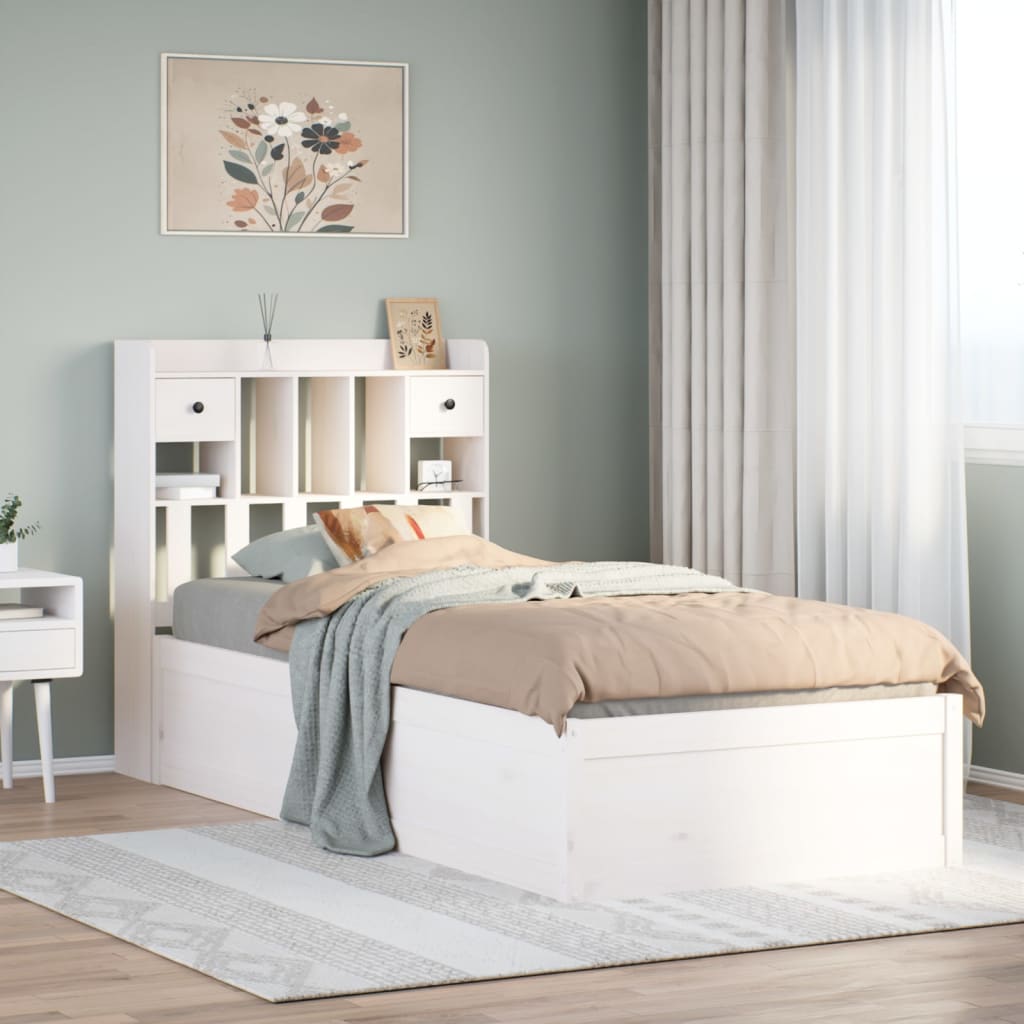 vidaXL Bed Frame without Mattress Solid Wood Pine
