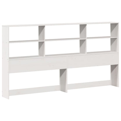 vidaXL Bookcase Bed without Mattress White 180x200 cm Solid Wood 6