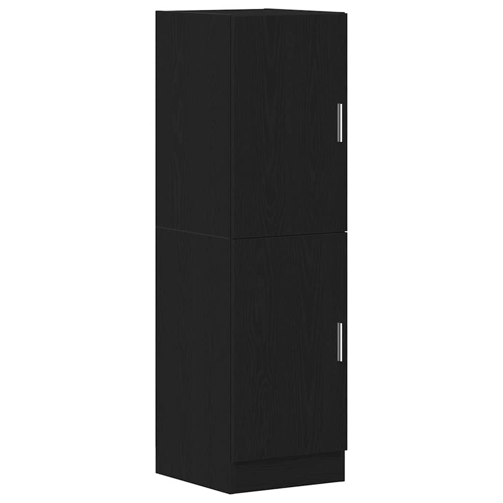 vidaXL 3 Piece Kitchen Cabinet Set Black Engineered Wood 6