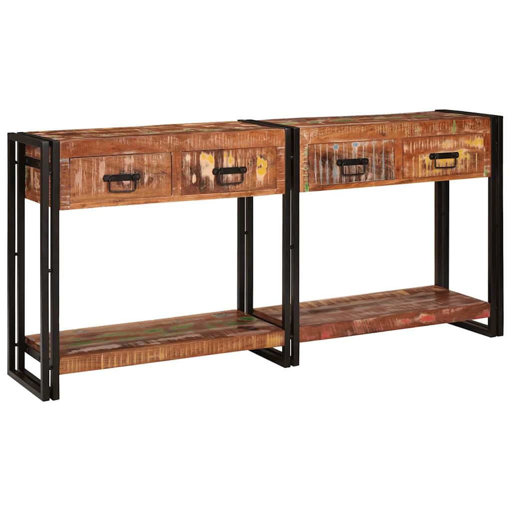 vidaXL Console Tables 2 pcs Multicolour 161 x 33 x 75 cm 1