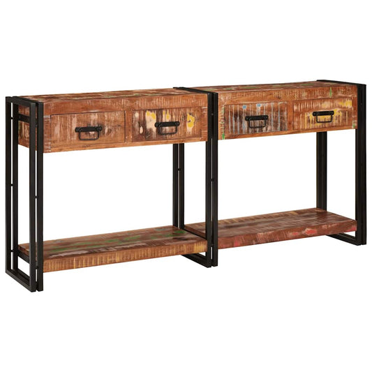 vidaXL Console Tables 2 pcs Multicolour 161 x 33 x 75 cm 1