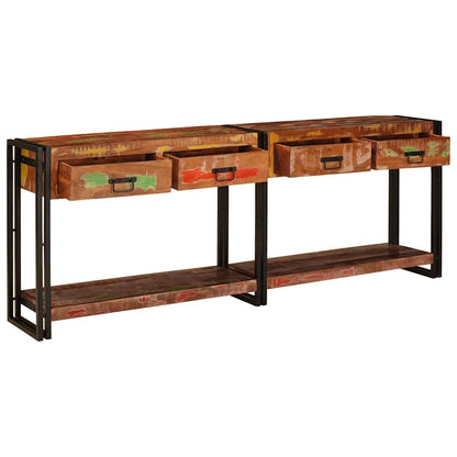 vidaXL Console Tables 2 pcs Multicolour 200 x 33 x 75 cm 4