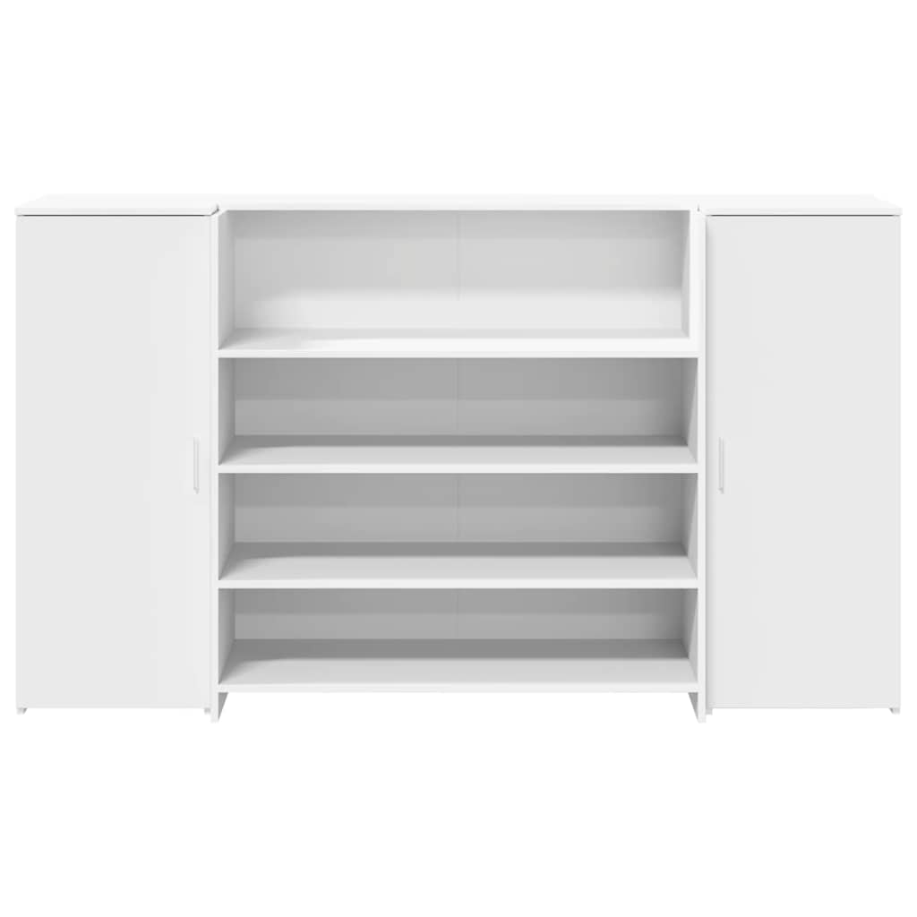 vidaXL Reception Desk White 180x50x103,5 cm Engineered Wood 5