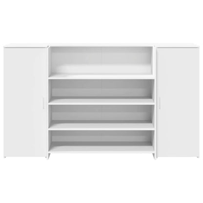vidaXL Reception Desk White 180x50x103,5 cm Engineered Wood 5