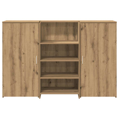 vidaXL Reception Desk Artisan Oak 155x50x103,5 cm Engineered Wood 5