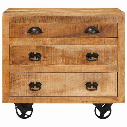 vidaXL Side Cabinet with Drawer Brown 70 x 38 x 63 cm Solid mango wood 5