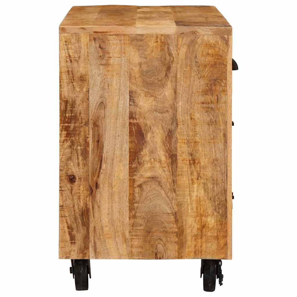 vidaXL Side Cabinet with Drawer Brown 70 x 38 x 63 cm Solid mango wood 6