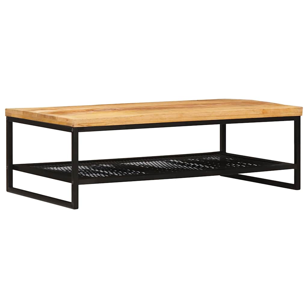 Coffee Table 110x60x35 cm Solid rough mango wood