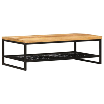 Coffee Table 110x60x35 cm Solid rough mango wood