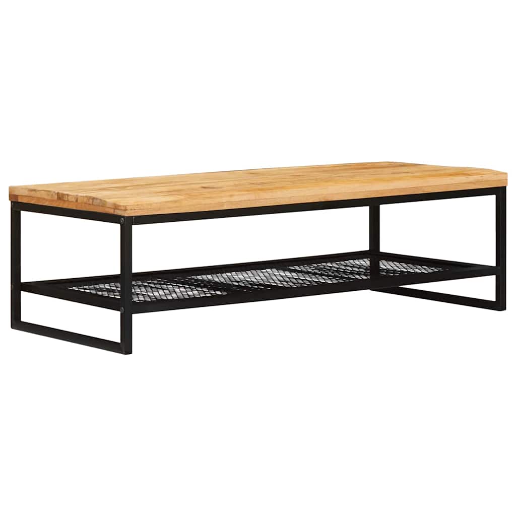 Coffee Table 110x60x35 cm Solid rough mango wood