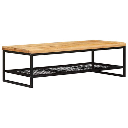 Coffee Table 110x60x35 cm Solid rough mango wood