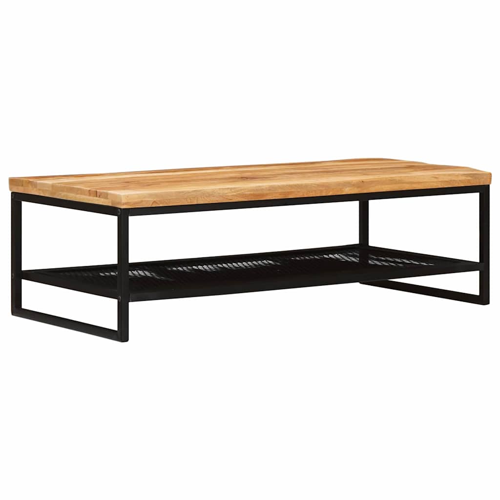 Coffee Table 110x60x35 cm Solid rough mango wood