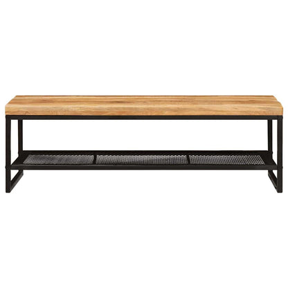 Coffee Table 110x60x35 cm Solid rough mango wood