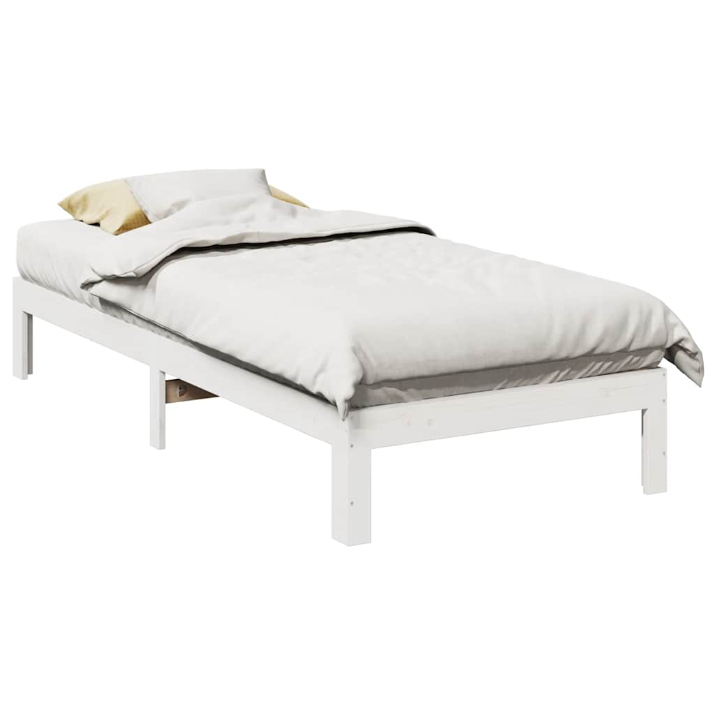 vidaXL Bed Frame without Mattress Solid Wood Pine