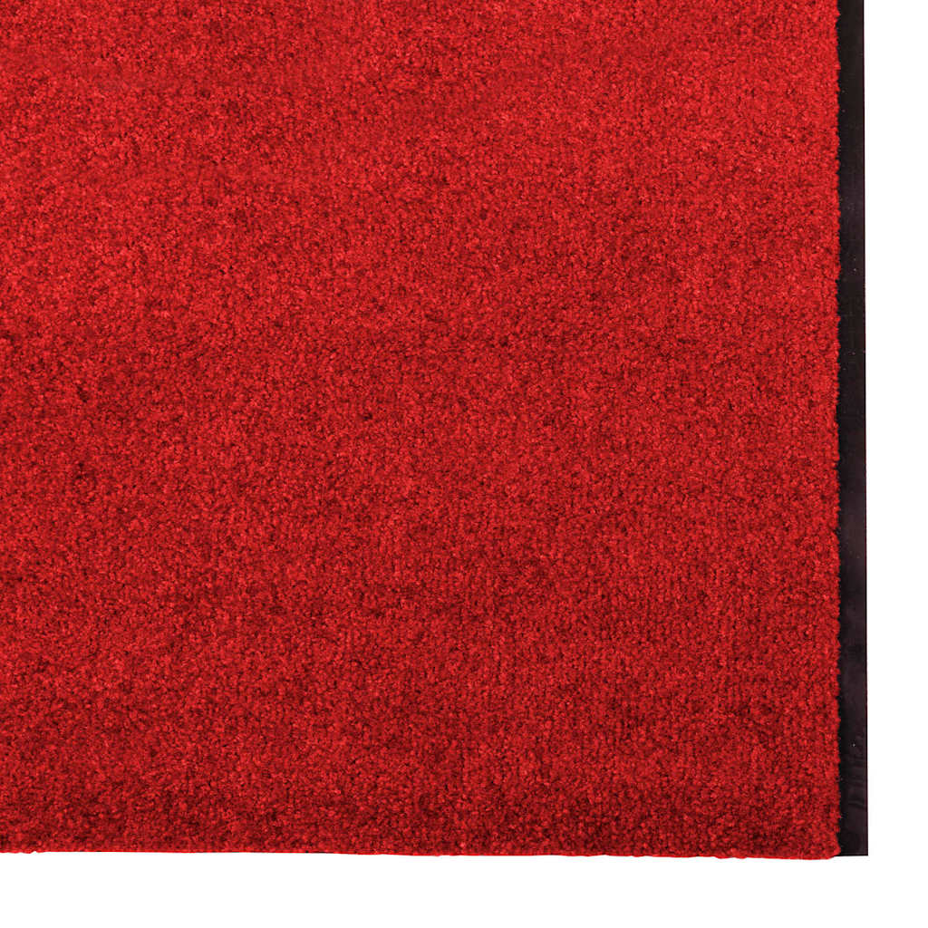 vidaXL Doormat Other Red and Black 120 x 400 cm Polyamide and PVC 4