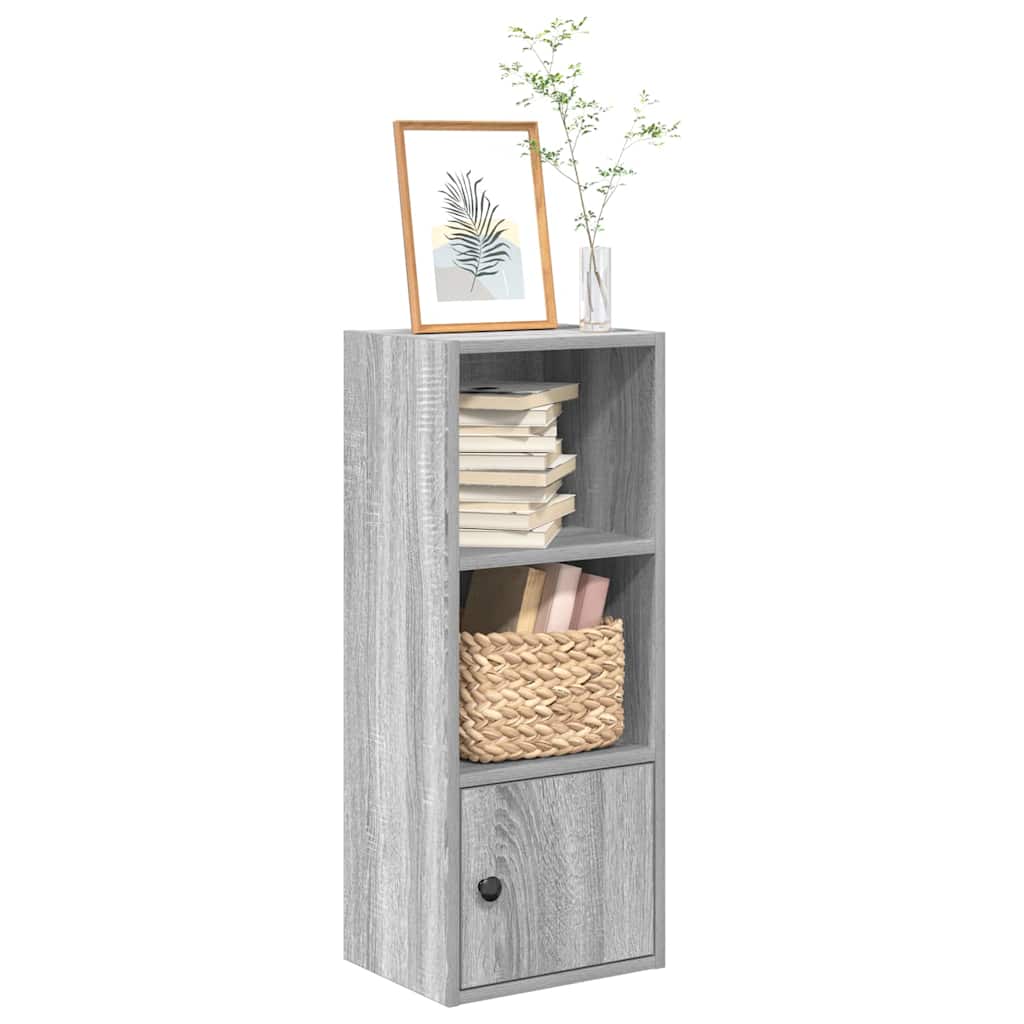 Bookcase 31x24x77 cm Engineered Wood Grey sonoma