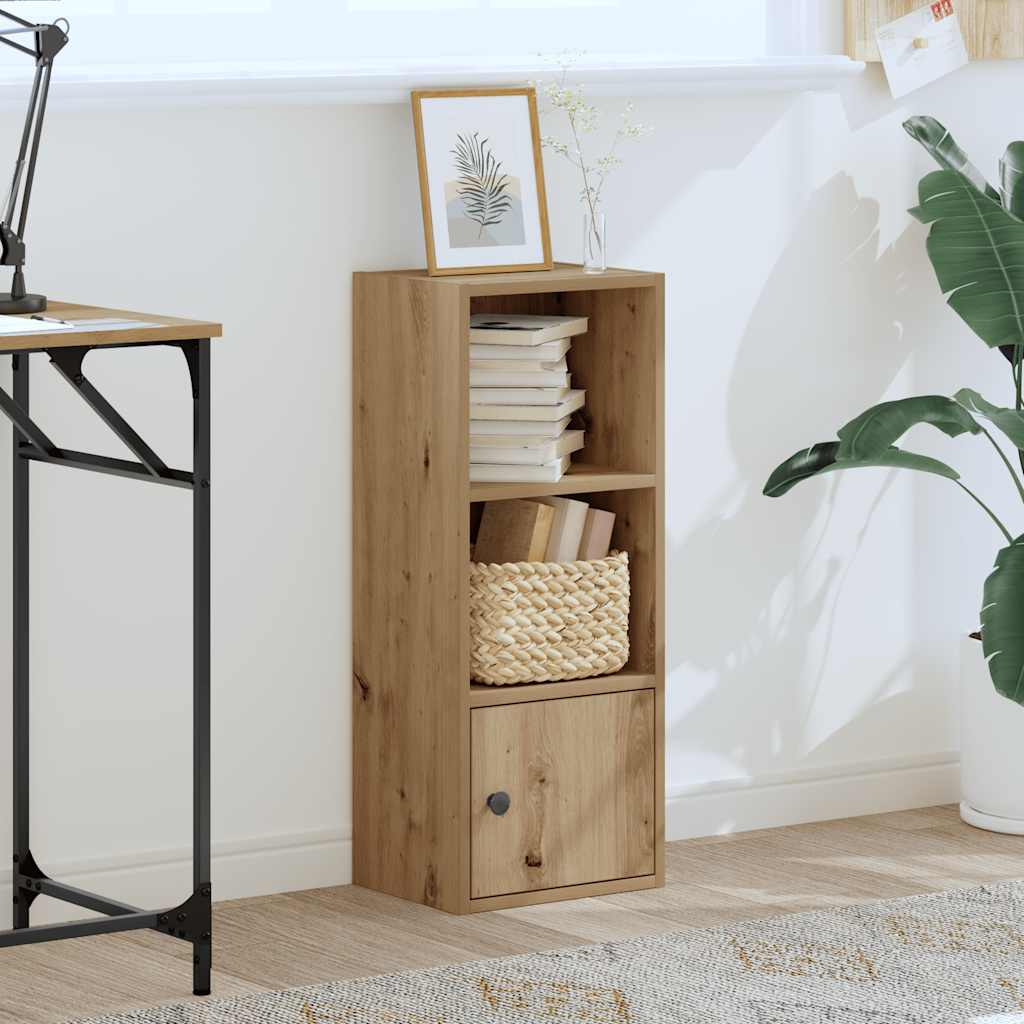 Bookcase 31x24x77 cm Engineered Wood Artisan oak