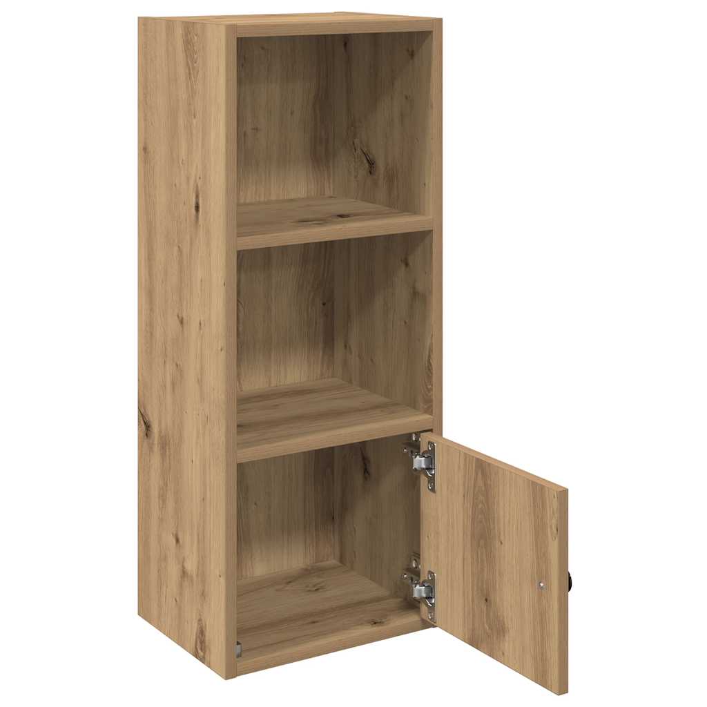 Bookcase 31x24x77 cm Engineered Wood Artisan oak