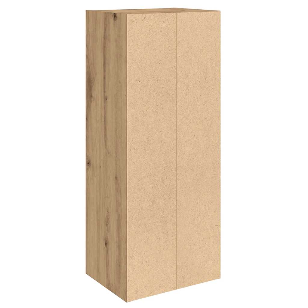 Bookcase 31x24x77 cm Engineered Wood Artisan oak