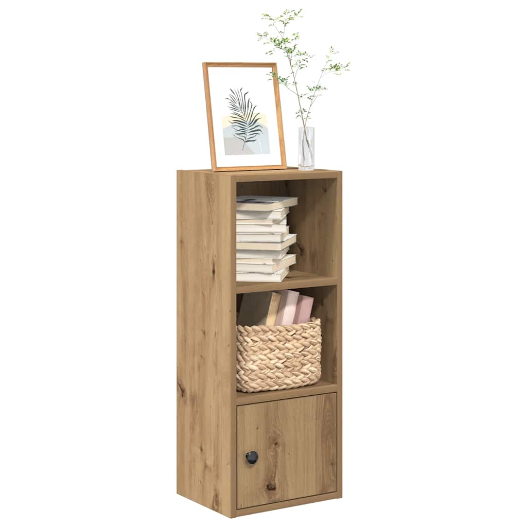 Bookcase 31x24x77 cm Engineered Wood Artisan oak