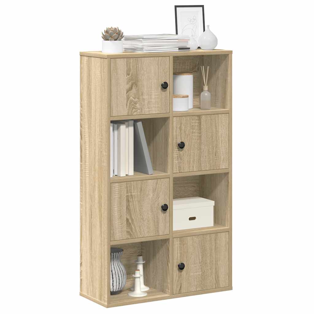 Bookcase 89x24x101.5 cm Engineered Wood Sonoma oak 60 cm