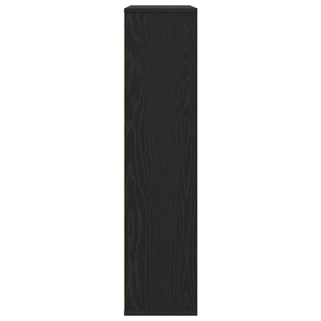 Bookcase 89x24x101.5 cm Engineered Wood Black 89 cm