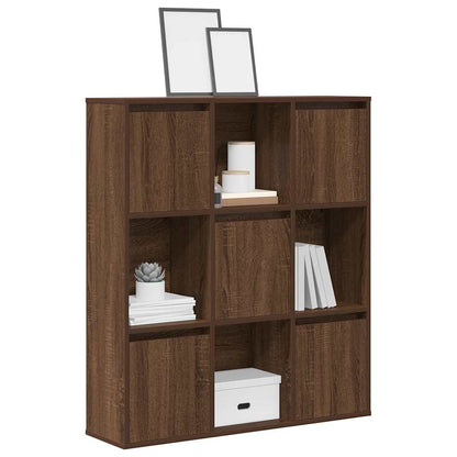 Bookcase 89x24x101.5 cm Engineered Wood Brown oak 89 cm