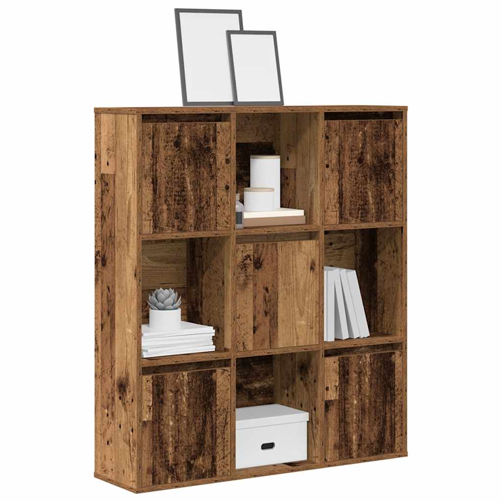 Bookcase 89x24x101.5 cm Engineered Wood Old wood 89 cm