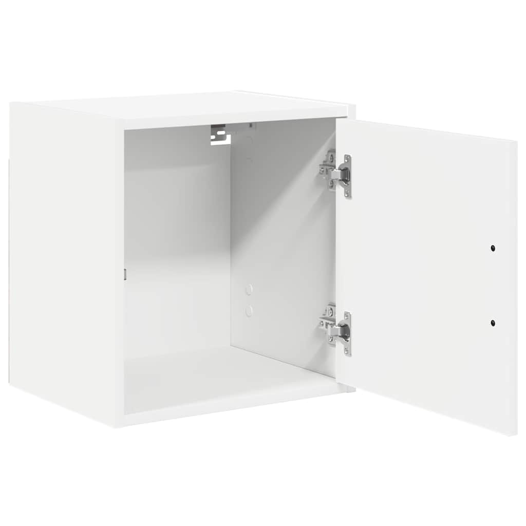 Garage Wall Cabinets Engineered Wood 2 pcs 40 x 30 x 41 cm White