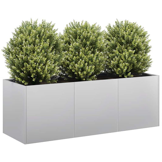Planter 120x40x40 cm Cold-rolled Steel Galvanised steel