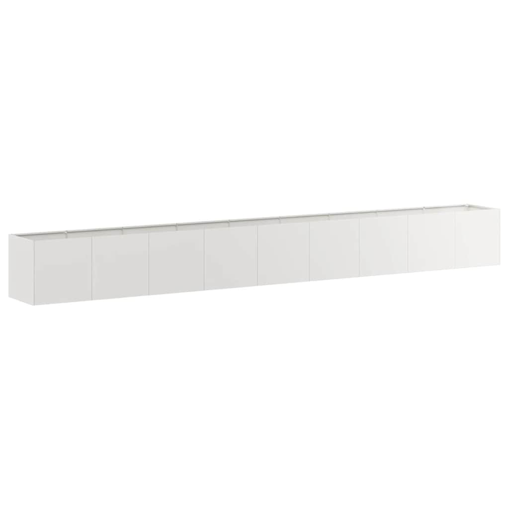 vidaXL Planter 360x40x40 cm Stainless Steel 2