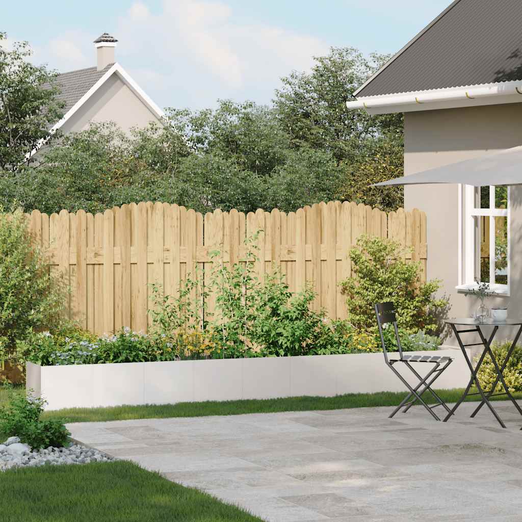 vidaXL Planter 360x40x40 cm Stainless Steel 3