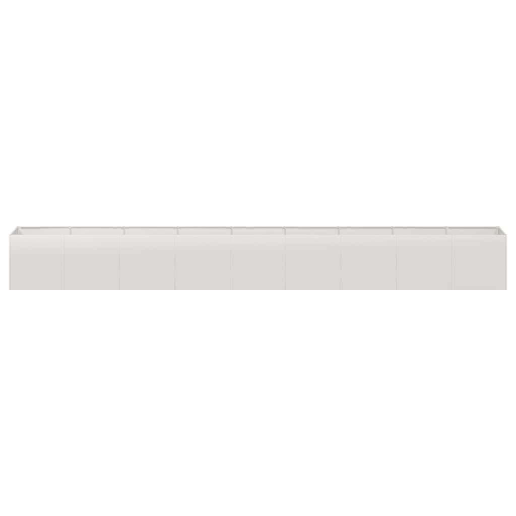 vidaXL Planter 360x40x40 cm Stainless Steel 4