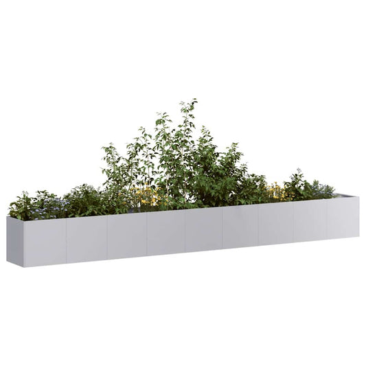 Planter 360x40x40 cm Cold-rolled Steel Galvanised steel