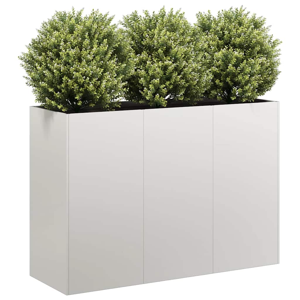 Planter 120x40x80 cm Cold-rolled Steel Stainless steel
