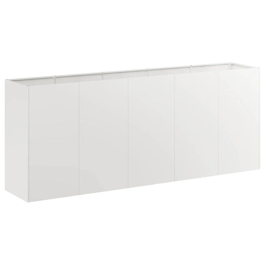 vidaXL Planter 200x40x80 cm Stainless Steel 2