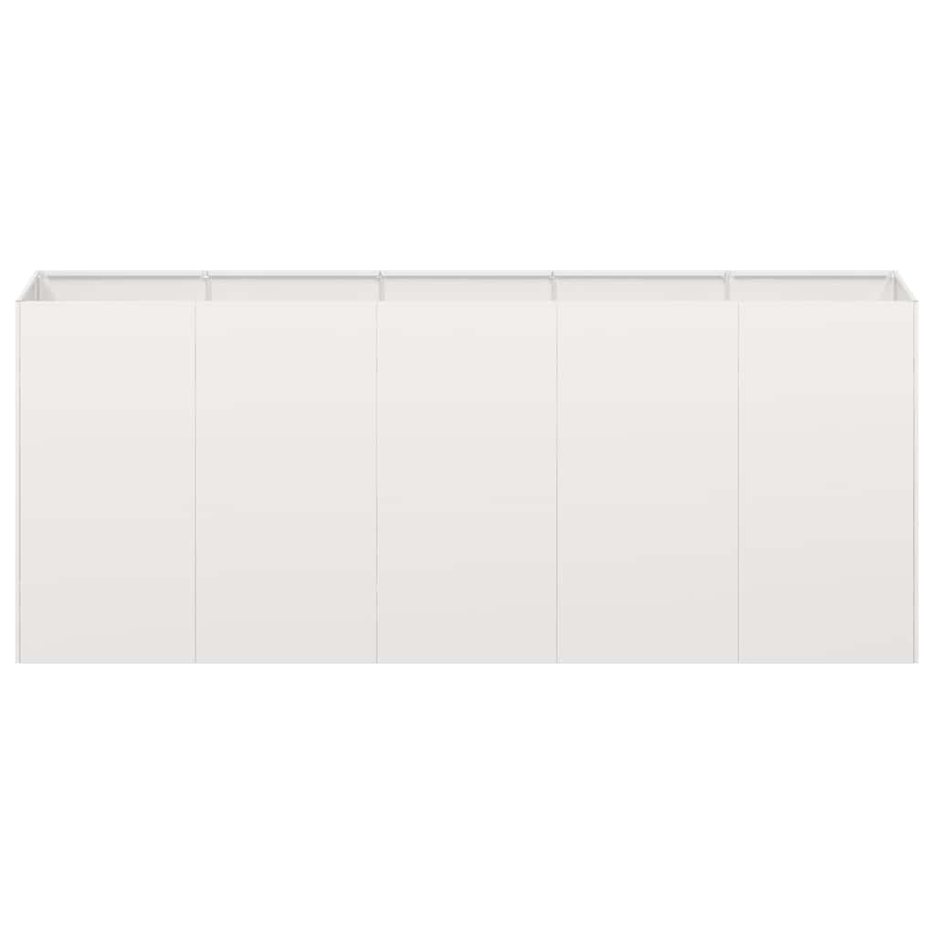 vidaXL Planter 200x40x80 cm Stainless Steel 4