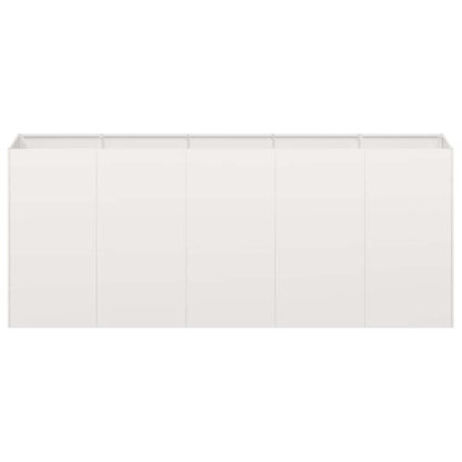 vidaXL Planter 200x40x80 cm Stainless Steel 4