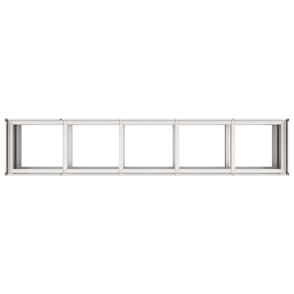 vidaXL Planter 200x40x80 cm Stainless Steel 5