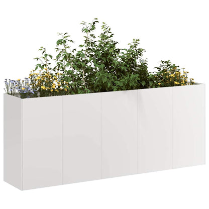 vidaXL Planter 200x40x80 cm Stainless Steel 1