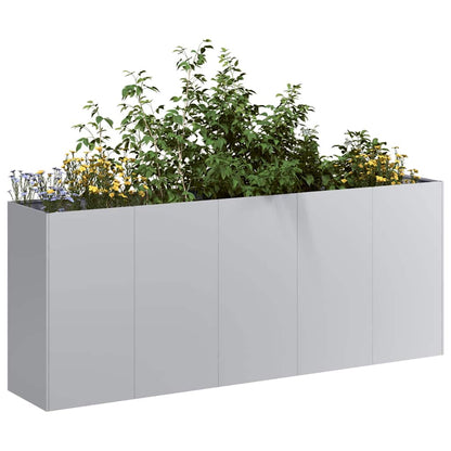 Planter 200x40x80 cm Cold-rolled Steel Galvanised steel