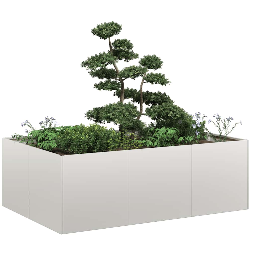 Planter 120x80x40 cm Steel Stainless steel
