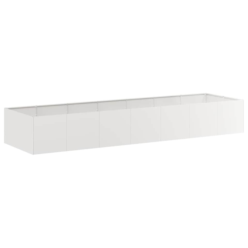 vidaXL Planter 280x80x40 cm Stainless Steel 2