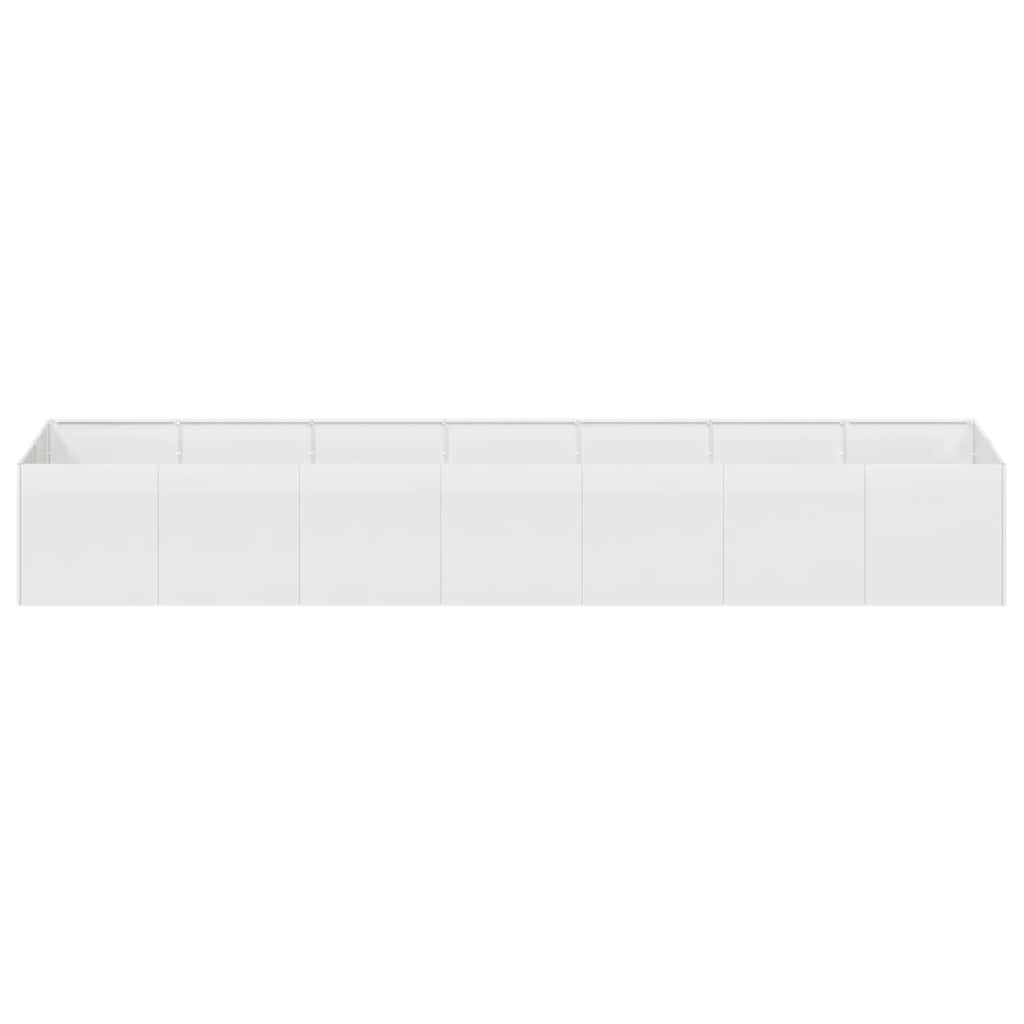 vidaXL Planter 280x80x40 cm Stainless Steel 4