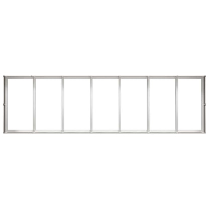 vidaXL Planter 280x80x40 cm Stainless Steel 5