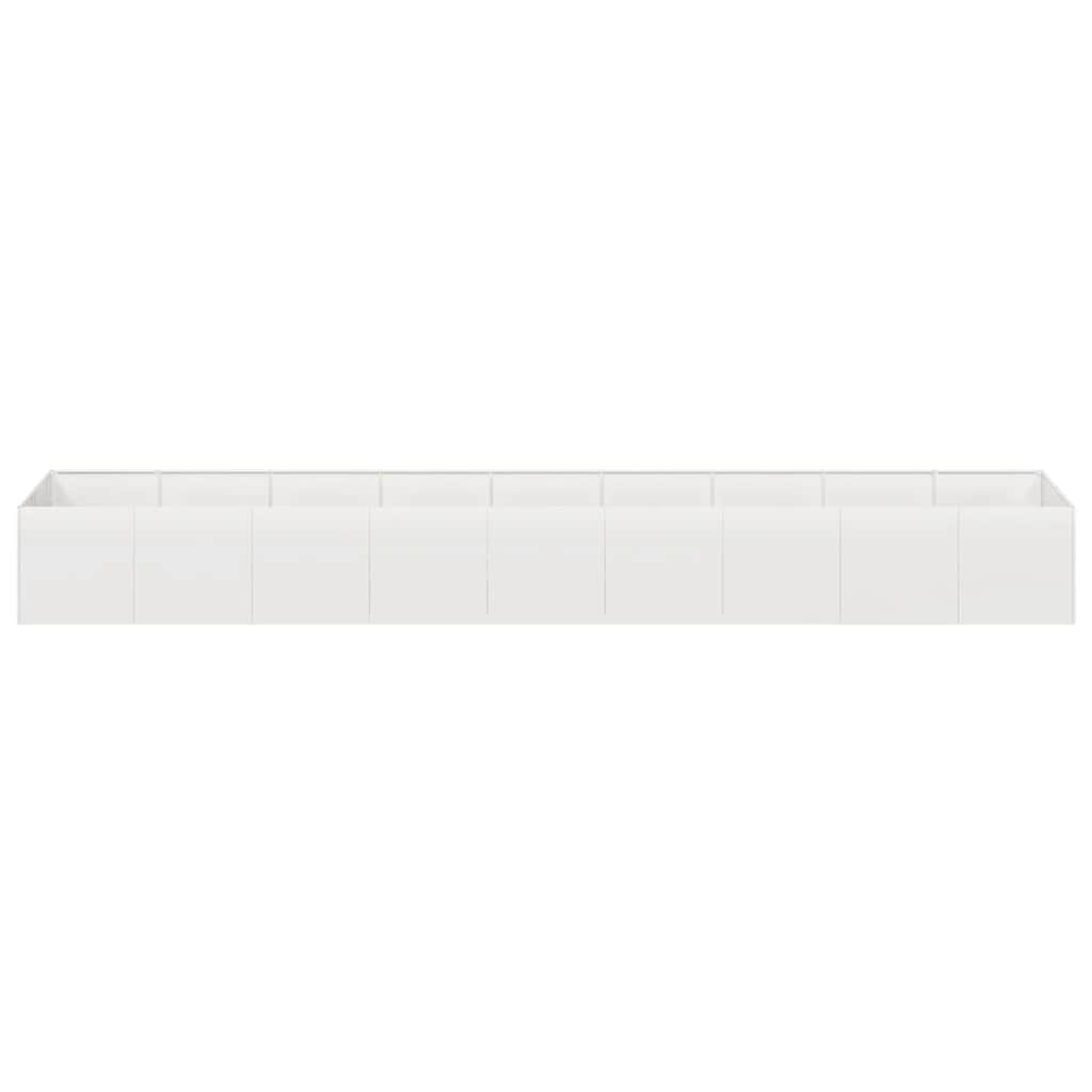 vidaXL Planter 360x80x40 cm Stainless Steel 4