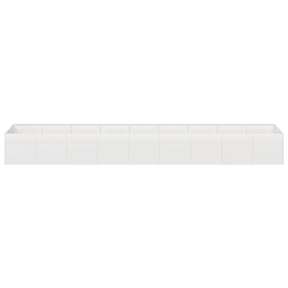 vidaXL Planter 360x80x40 cm Stainless Steel 4