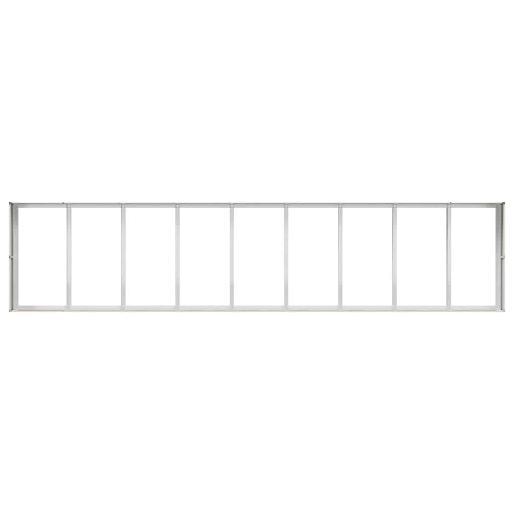 vidaXL Planter 360x80x40 cm Stainless Steel 5