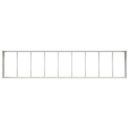 vidaXL Planter 360x80x40 cm Stainless Steel 5